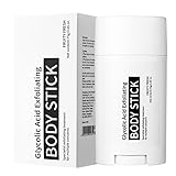 Glycolsäure Exfoliating Body Stick - AHA Körperpeeling Stick für Glatte Haut - Fruchtsäurepeeling gegen Raue Stellen & Erdbeerbeine - Feuchtigkeitsspendendes Body Scrub für Damen & Herren - 75g