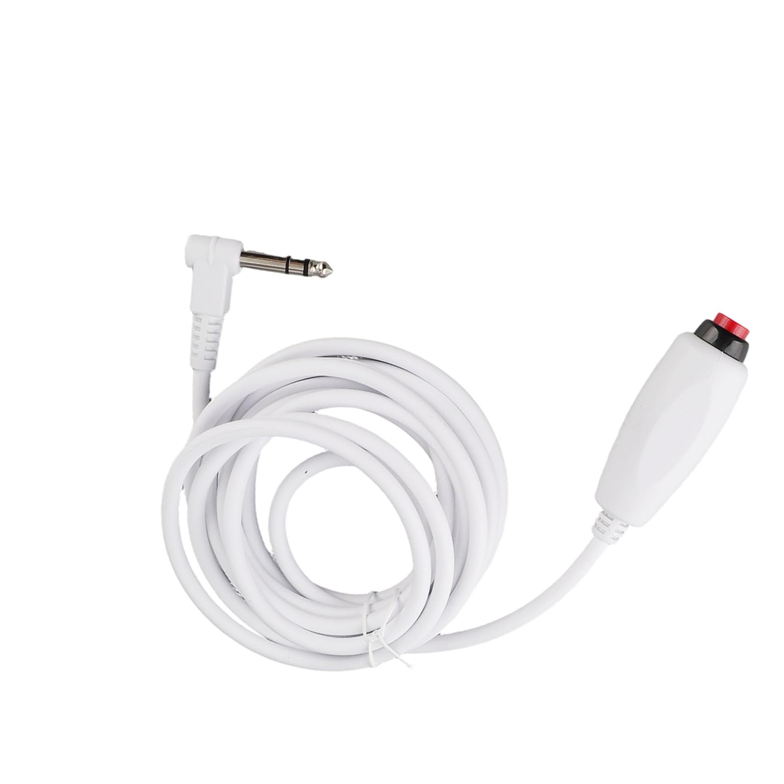 Cable de Llamada de Enfermera con Botón Pulsador, Interfaz Universal de 6,35 mm, 9,8 Pies con Clip para Estación de Enfermería