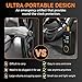 Tire Inflator Portable Air Compressor,150PSI Cordless Air Pump for Car Tires,Tire Inflators with Digital Pressure Gauge LED Light and Auto Shut-Off,Portable Tire Pump for Car,Bike,Motorcycle,Balls