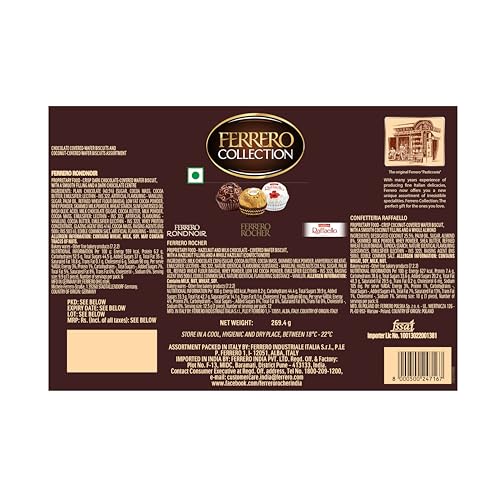 Image of Ferrero Rocher Collection 24 Pieces Coconut&Hazelnut,269.4 Gram