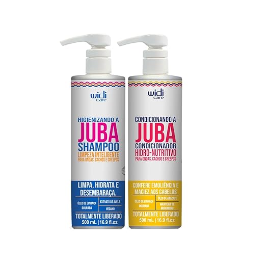 Kit Widi Care Juba Shampoo + Condicionador Hidro-Nutritivo 500ml