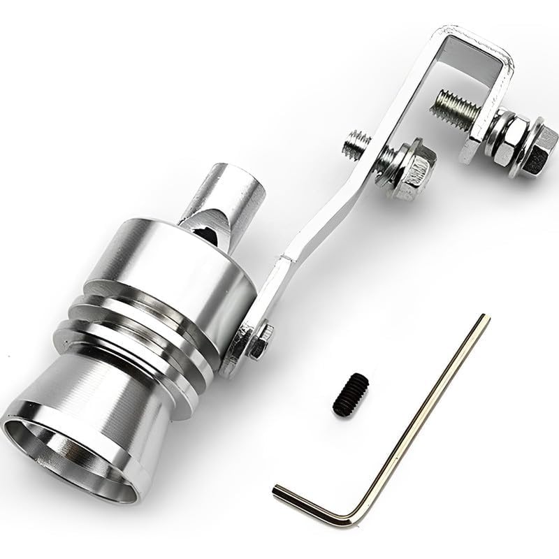 Harsh Enterprises Universal Turbo Sound Whistle for Car & Bike Exhaust | Blow Off Valve Simulator | Muffler Pipe Sound Enhancer | Compatible with Most Vehicles (Medium)