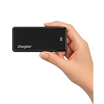 Energizer Power Bank 10000mAh Caricatore Portatile 10.5W Doppia Uscita USB-A Display digitale, protezione PowerSafe Smartphone iPhone Android Tablet Ricarica Rapida Batteria Esterna Powerbank UE10021