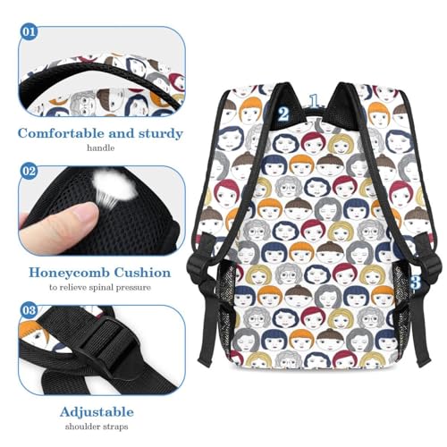 Sac à dos et trousse à crayons filles garçons pour collège et loisirs