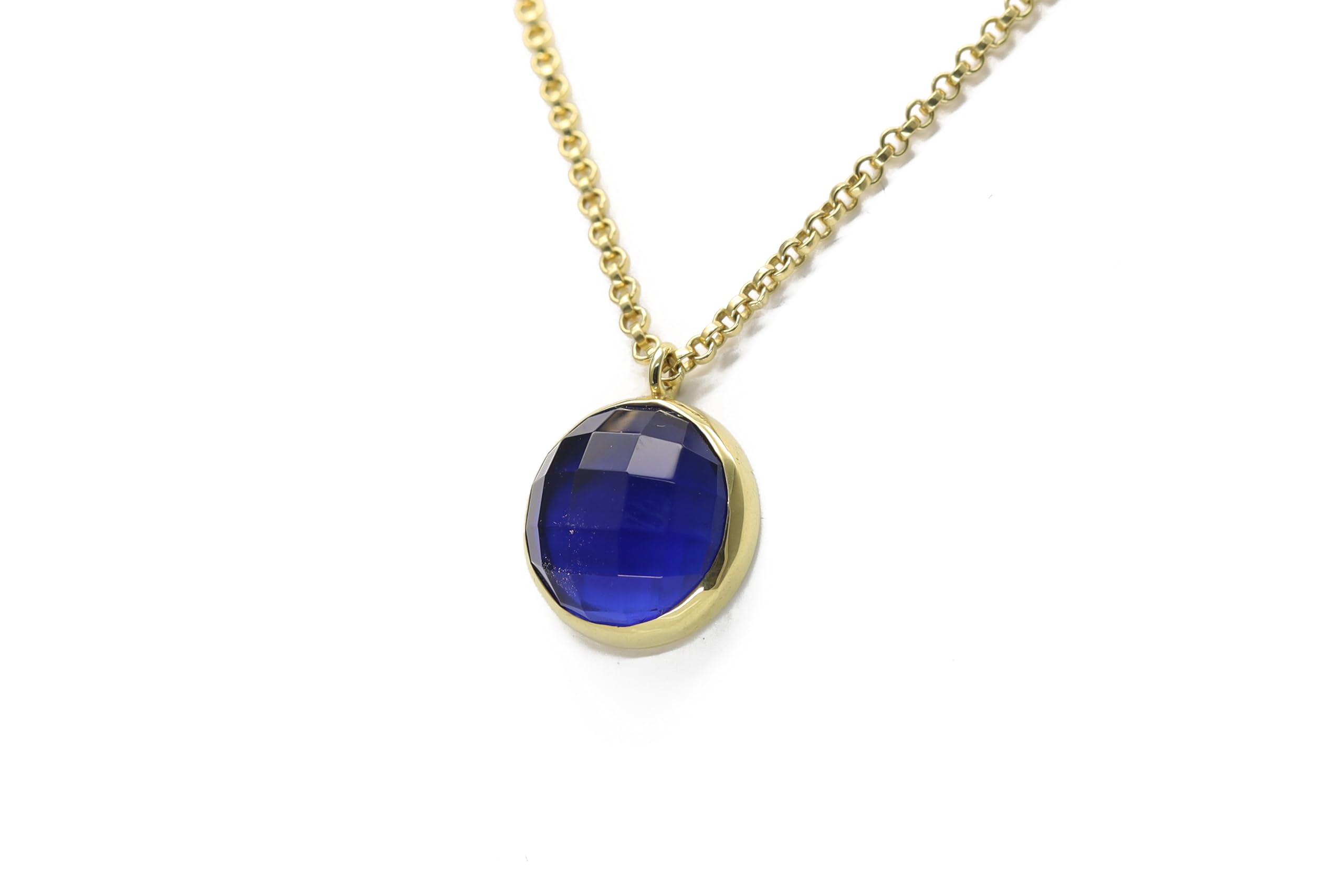 Collier de saphir bleu véritable pour éviter les bijoux ternes sans éclat - 7