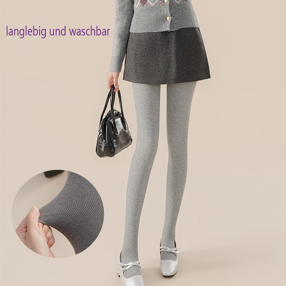 Legging thermique pour femme - 1 pièce - Collants thermiques opaques et chauds - Taille haute - Pour le sport, la gym, le quotidien, l'extérieur et la maison - Pour l'hiver