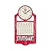Produktbild VfB Stuttgart Wanduhr / Kalender / Uhr Maße: ca. 27 x 50 x 1 cm magnetische Kalendertafel! GESCHENKIDEE