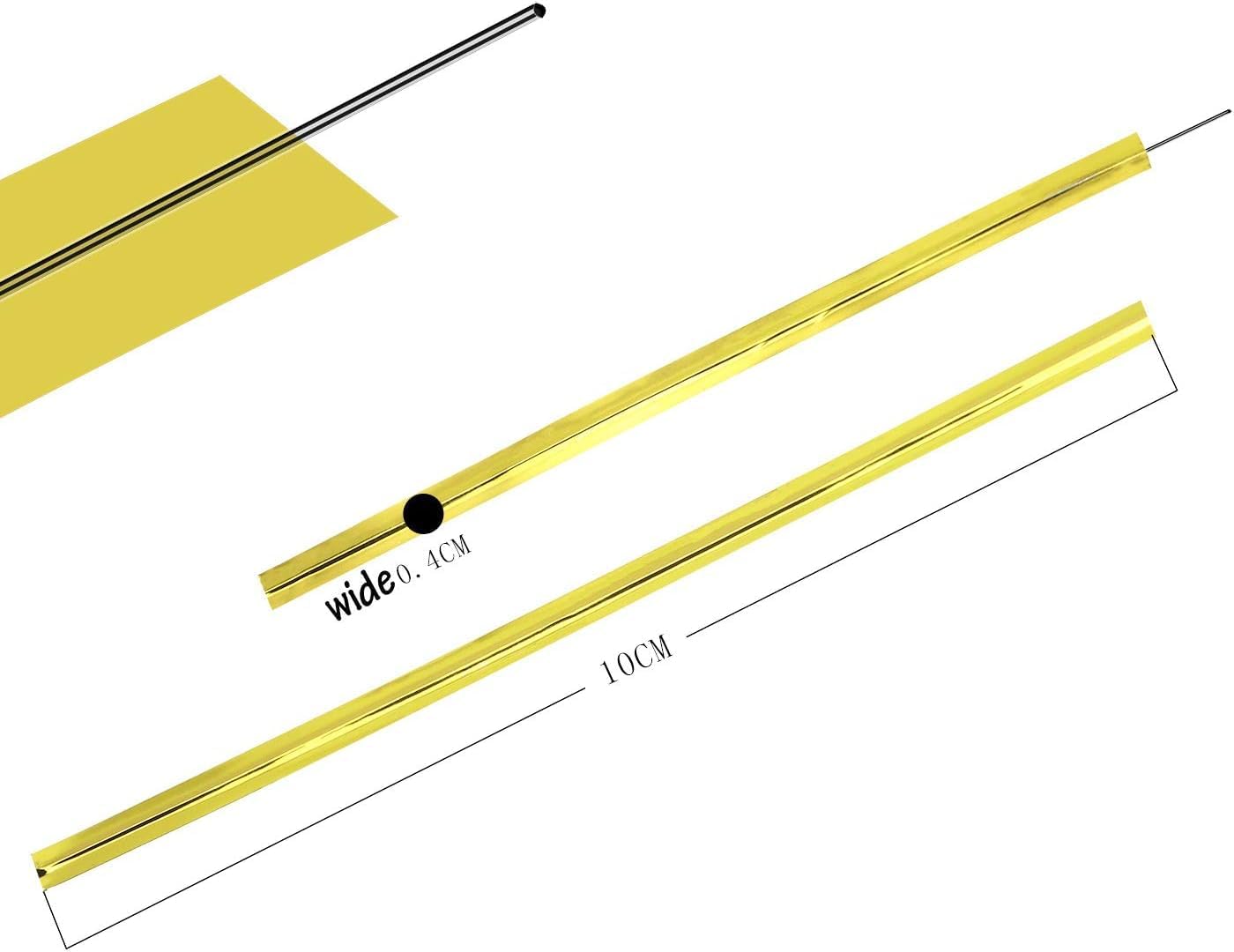 Mini Skater Metallic Twist Ties (700 Pack) - Image 11