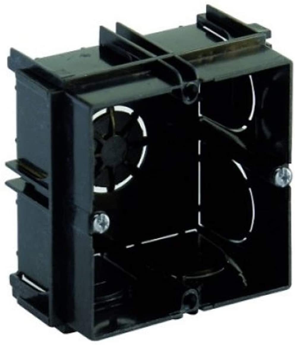(Pack 10 unidades) Cajas de empotrar electricidad pared | Cubillo enlazable para empotrar | Cajas electricas empotrar | 65X65X40 | Cubillo universal