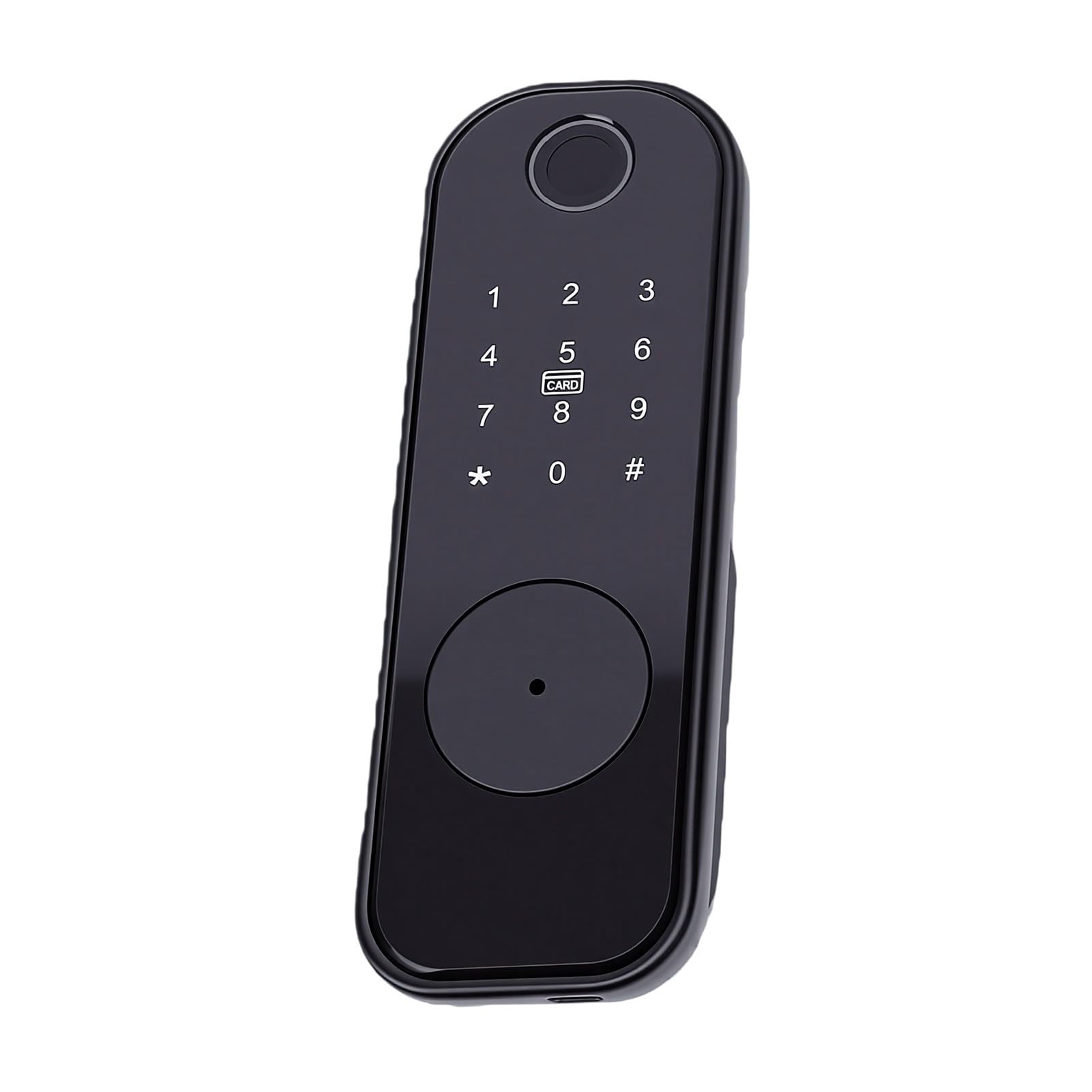 Yinhing Cerradura Inteligente para Puerta, Cerradura con Teclado de Doble | Entrada sin Llave, Huella, PIN e IC/NFC; Aluminio Inoxidable para Puertas 1,38-2,9 Pulg