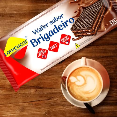 Wafer Zero Acucar Low Brigadeiro 115G