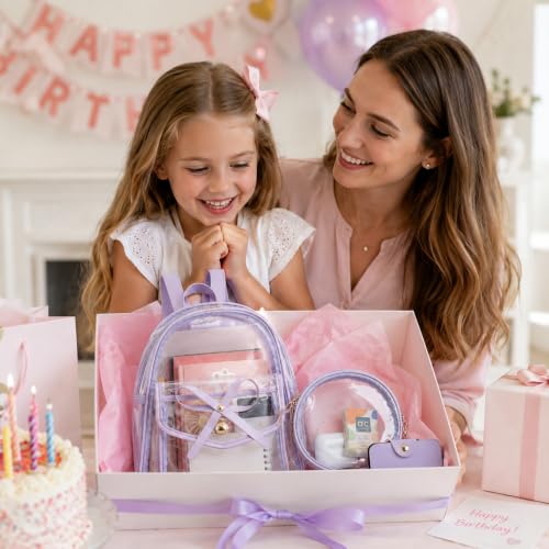 Image of I IHAYNER Girls Bowknot 3-Pieces Fahsion Leather Backpack Backpack Purse for Women Rucksack for Ladies Shoulder Bag
