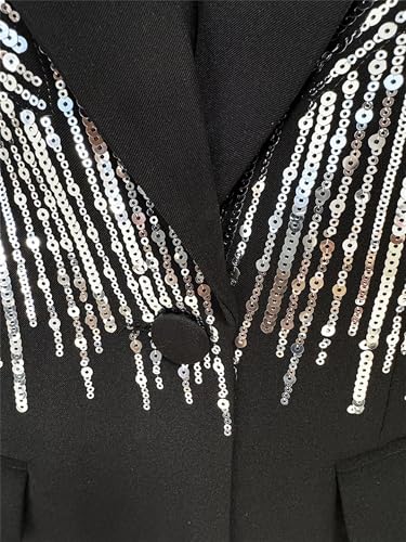 Women's Beaded Embroidery Sequins Pants Sets Female 2 Piece Outfits Blazer Pantsuits for Lady Suits Outfits3