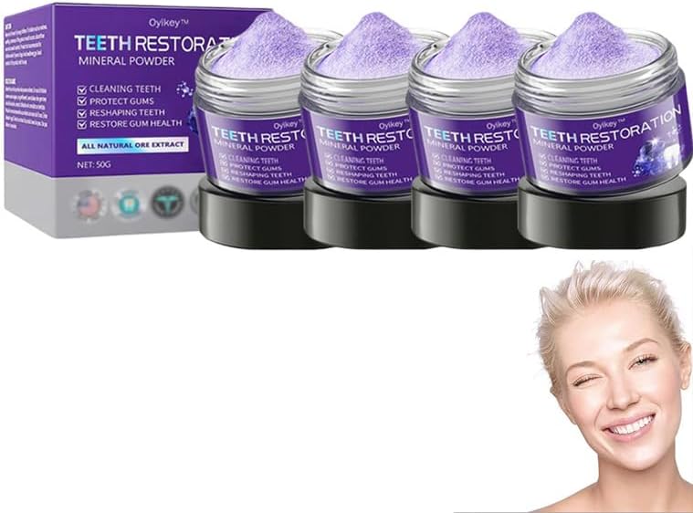 Oyikey Teeth Restoration Mineral Powder,Oyikey Tooth Restoration Mineral Powder,GarageLine Teeth Restoration Mineral Powder,Effective in strengthening Teeth and Gums (4)