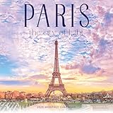 Paris 2026 Calendar | France, Montmartre, Eiffel Tower, Louvre | French Travel Wall Calendar 2026-2027 | Parisian, La Vie en Rose | Marble City Press | 12” x 24” Open | Sustainable | Plastic Free | Printed on Thick Art Paper