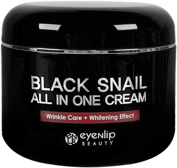Black Snail All-In-One Cream – 6.88 oz (195g) – Hydrating and Revitalizing Cream with Black Snail Mucin for Wrinkles, Fine Lines, and Skin Repair | Korean Skincare