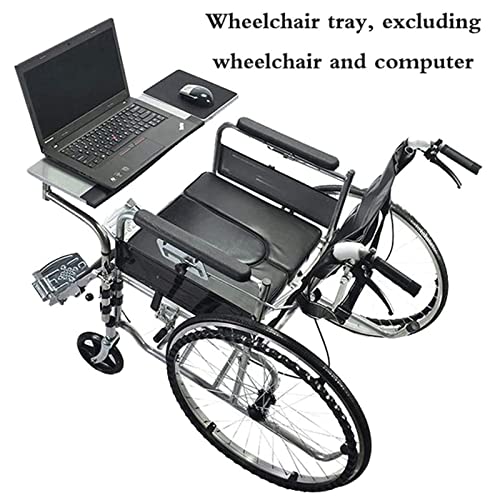 Hcctozz Wheelchair Lap Tray, Wheelchair Tray Eating, Reading, Writing, Playing Computers Or Chess, Work Table Mobility Accessory Attachment Fit Adult Wheelchair Tray, Size #TOP3