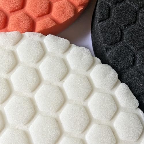 eQualle Almofadas de Polimento de Carro de 6