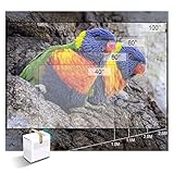 AAOTE Projectors Mini Projector 1920x1080p Portable LED Beamer 4K Video Home Theater Kid Gift for Home Entertainment Outdoor Lighting Projectors (Color : ET30W Battery, Size : 1)