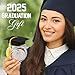 Graduation Bible Verses Jar with Grad Hat, High School, College Graduation Gifts for Her, Him, Class of 2025 Decorations, Religious Christian Gifts for Women