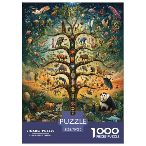 Puzzle imposible Árbol de la Vida de 1000 piezas, el regalo de juego educativo para adultos