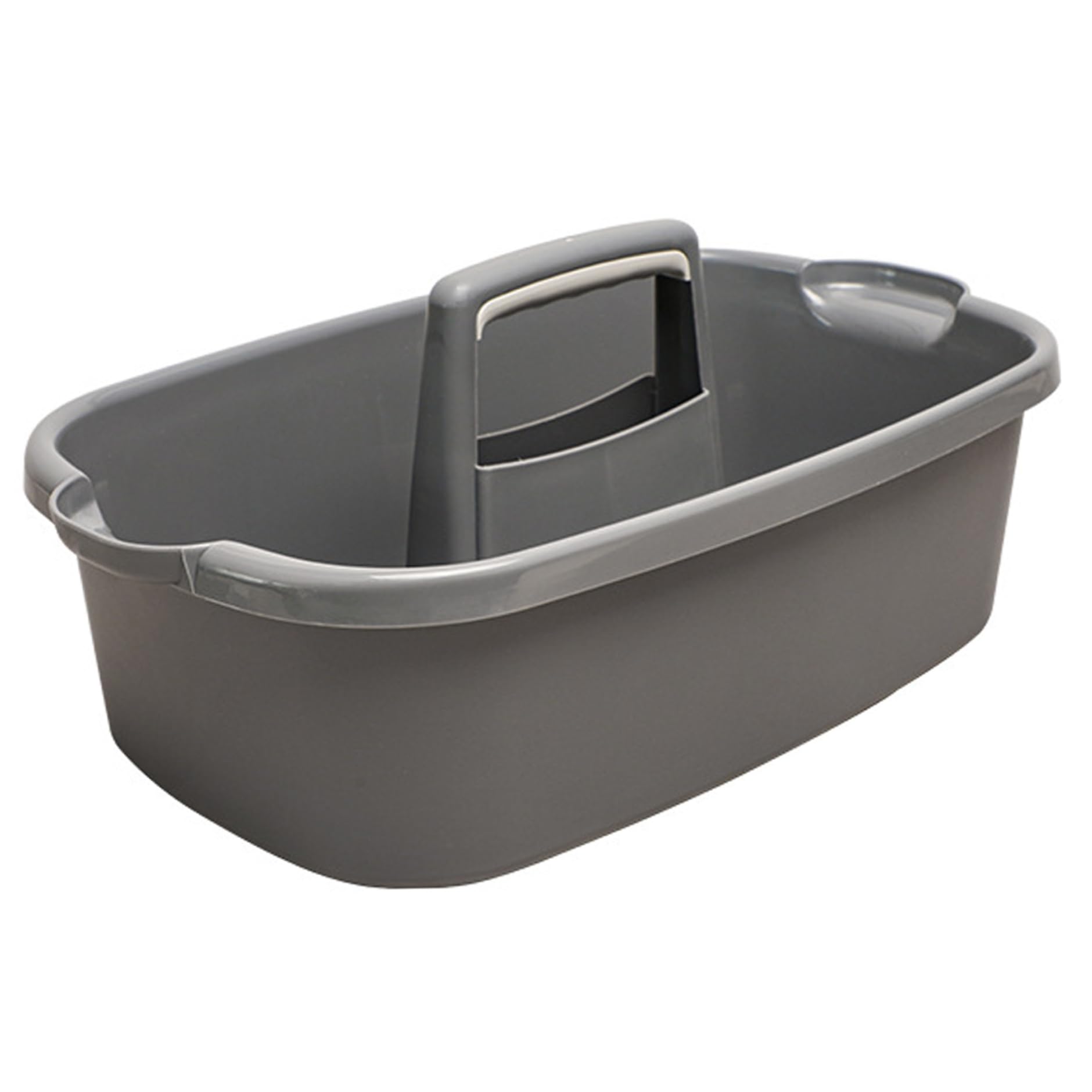 Organisateur de fournitures de nettoyage ergonomique et panier portable à large poignée