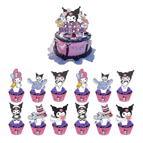 25 piezas de dibujos animados, decoración para tartas de cumpleaños, pastel Topper, decoración de cumpleaños, pastel Topper, decoración de tartas, decoración de cumpleaños, magdalenas, fiestas para
