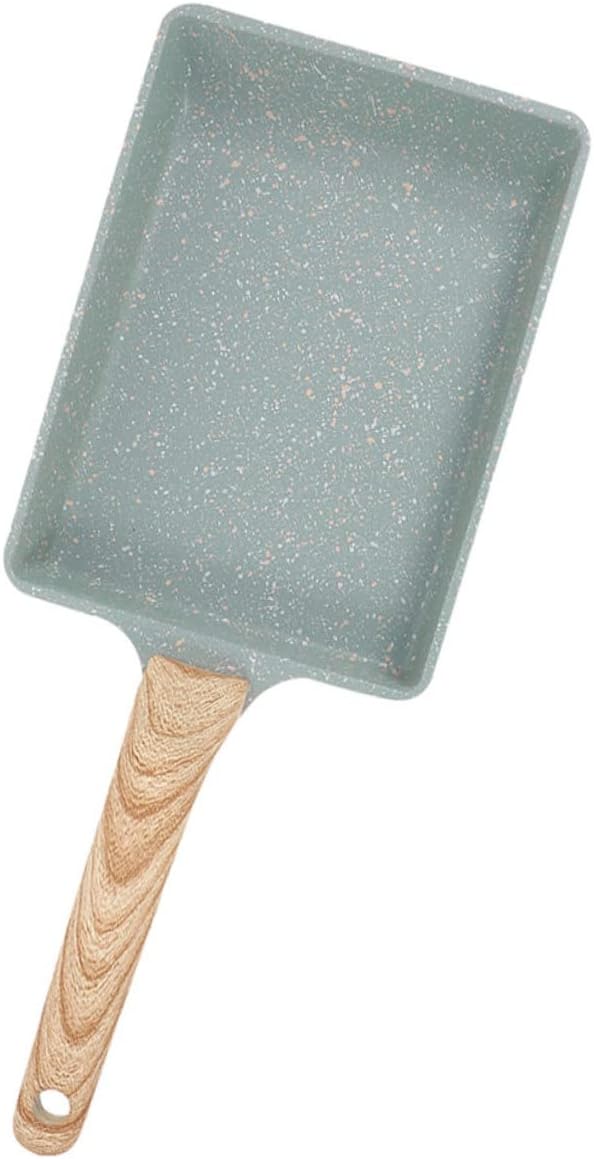 Tamagoyaki Japanese Pan Nonstick Rectangle Frying Pan Ergonomic Handle for Effortless Cooking for Breakfast Sandwiches and More