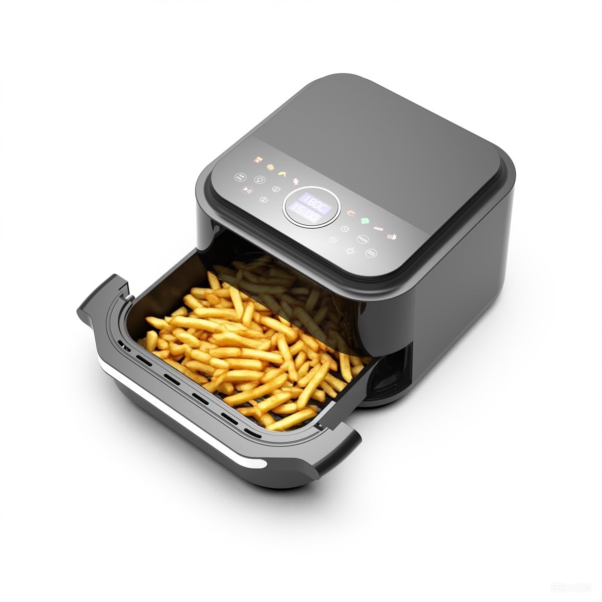 Friteuse à air chaud Air fryer XXL 5,5L 2000W Noir SH-AFP23
