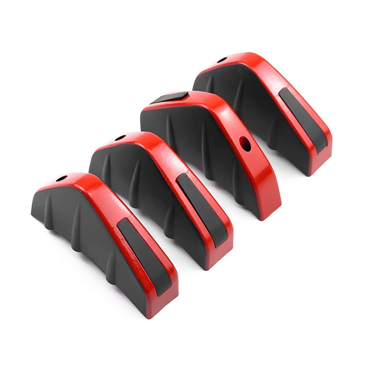 NHGTFOQ Rear Bumper Diffuser Spoiler Fins, for Dacia Duster 3 | Hybrid | 2024 2025 Car Lower Bumper Spoiler Lip Splitter Shark Fin Wing Kit Trim Protection,C