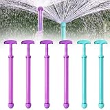 6 Piezas Pistola de Agua de Fuegos Artificiales, Romántica Pistola Aguas, Salpicaduras de Agua en Estilo de Fuegos, Juguete romántico Tipo rociador para Juegos de Agua Aire Libre, Playa