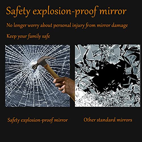 Snugace Single Beveled Edge Frameless Wall Mount Bathroom Vanity Mirror, 30” X 36” #TOP2