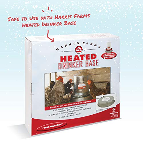 Harris Farms Poultry Drinker | Simple And Easy To Use For Any Size Flock | Made Of Bpa-Free Plastic | 6.25 Gallon, Green #TOP6