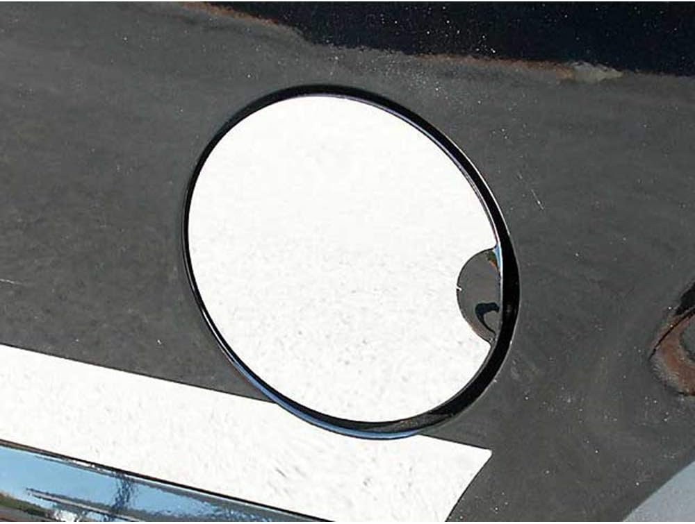 QAA is Compatible with 1999-2010 Ford F-250 & F-350 Super Duty 1 Piece Stainless Gas Door Cover Trim GC39320