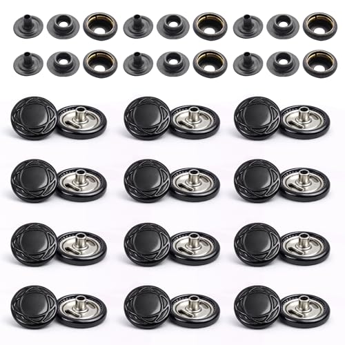 Boutons pression WedDecor en métal robuste au design épuré pour styliste