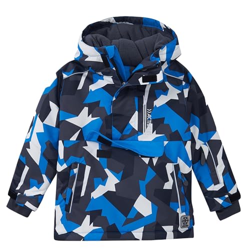 Winter Children's Hooded Cotton Jacket Outdoor Sports and Leisure Punching Jacket Padded and Thickened 4t Winter Coat
