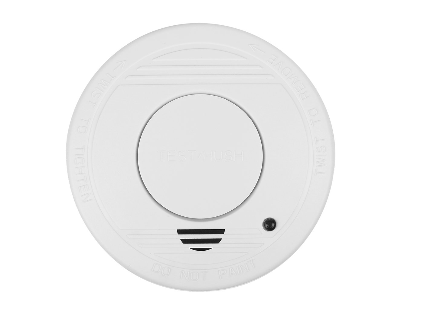 Detector de humo con 1 Año batería – Función de silencio EN14604 – Extra grandes botón de prueba