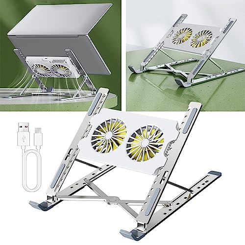 Meadawgs® Foldable Laptop Cooling Pad Stand Portable Adjustable for Table with Type C Cable|Computers/Tablets & Networking | Laptop & Desktop...