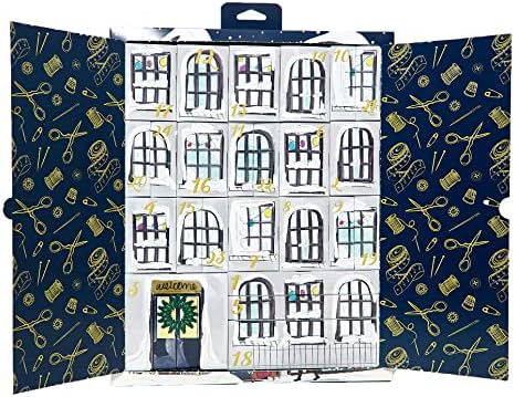 Hemline Sewing & Craft Advent Calendar Christmas Countdown 24 Pieces