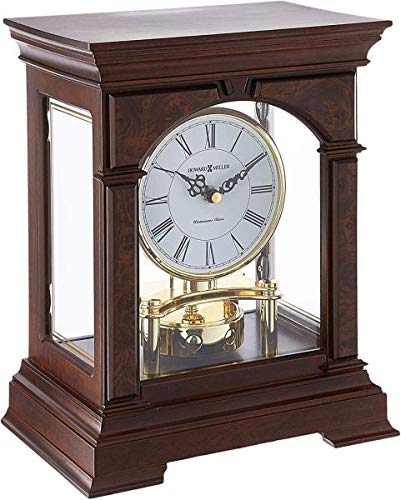 Howard Miller Statesboro Mantel Clock 635-167 – Cherry Bordeaux Wood & Quartz Single Chime Movement #TOP2