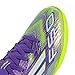 adidas F50 League Turf Sneaker, Purple Rush/White/Lucid Lemon, 4 US Unisex Big Kid
