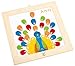 Produktbild Hape E5102 - Stick-Set Pfau, Kinder Bastelsets