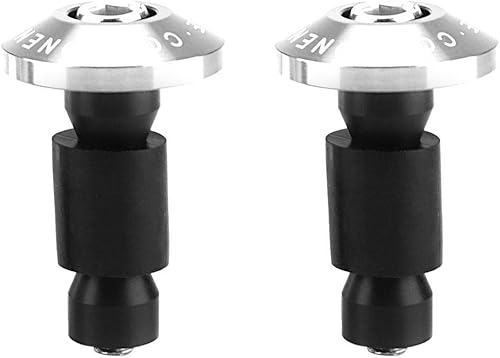 Miniatura 5 de Fydun Tapas de enchufe deslizante para manillar de motocicleta para carreras ATV Offroad 0.866 in 78inch (plata)