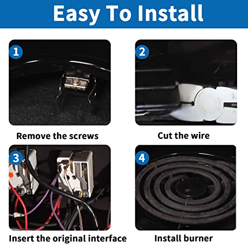 Wb2X8228 Element Range Receptacle Block Kit - Compatible With Ge Electric Hotpoint Kenmore Ranges Replacement Stove Cooktops Surface Burner Terminal Replaces Ap2013499, Ps242972 250535-2 Pack #TOP3