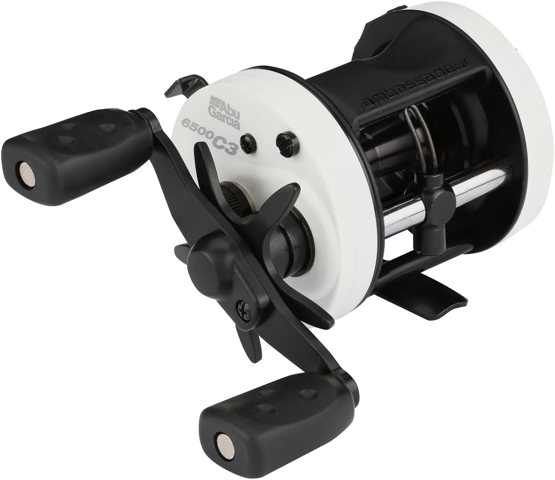 Abu Garcia Ambassadeur C3 6500 Baitcast Reel White Edition
