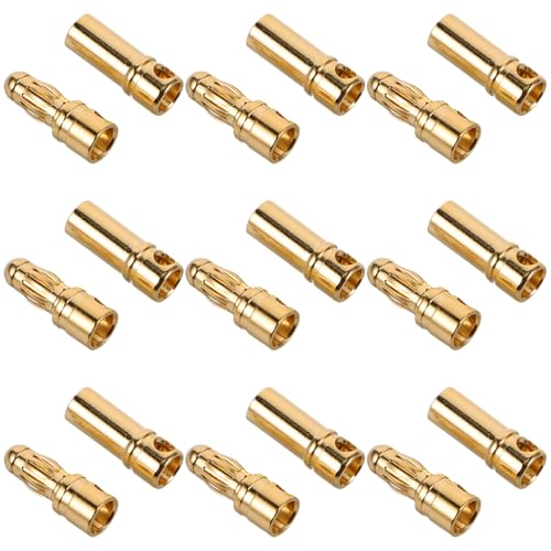Conectores banana de 20 piezas kit macho y hembra Gatuida para altavoces y motor RC
