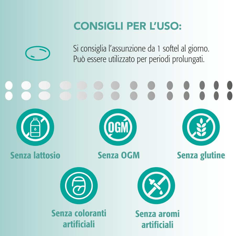 OmegaPure Vit.D3 Integratore di Omega–3, EPA e DHA e Vitamina D3. Formulato con 95% di Omega–3 in forma rTG consente un assorbimento ottimale a livello delle mucose intestinali - 60 softgel