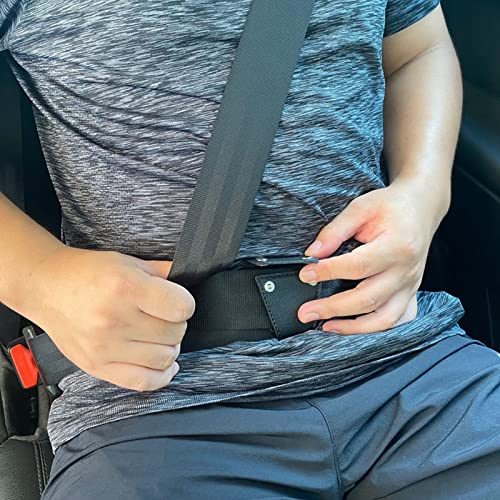 Sicherheitsgurt-Einsteller, 2 Stück Auto Sicherheitsgurt Versteller Sicherheitsgurt Clip,Universeller Komfort Schulter Nacken Schutz Sicherheitsgurt Clips, PU Leder Sicherheitsgurt Positionierer
