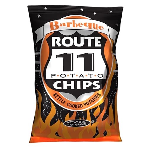 Route 11 Potato Chips : Barbeque (6oz, pack of 12) Barbecue BBQ image 3