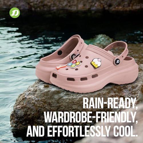 Image of DOCTOR EXTRA SOFT Women's Premium Extra Comfortable Clogs /Sandals with Cute Charms & Adjustable Back Strap for Adult| Lightweight Stylish & Anti-Skid| Waterproof Everyday Use Mules Girls /Ladies D-538